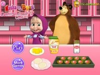 Masha Cooking Chocolate Cookies Online Game - Cooking Game