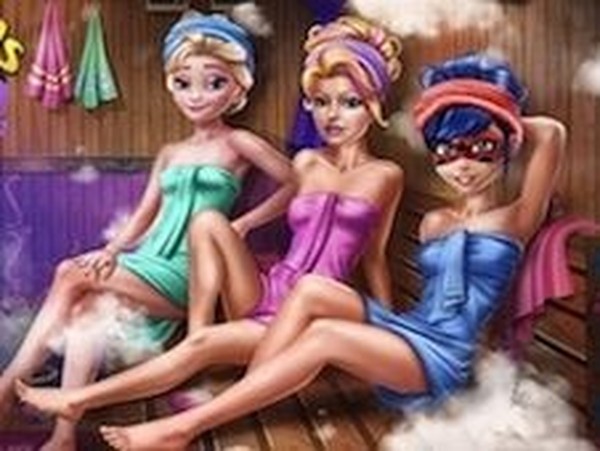 Super Girls Sauna Realife Relaxation Game