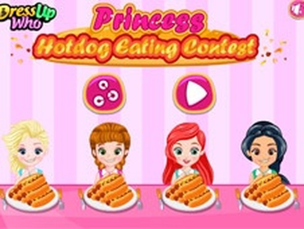 Princess Hotdog Eating Contest Online Game