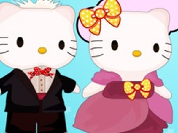 Hello Kitty Wedding Doll House Decorating Game