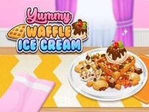Yummy Waffle Ice Cream Cooking Game Online