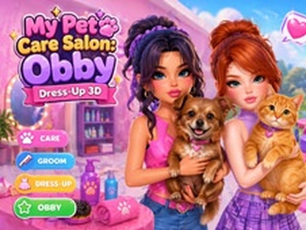 My Pet Care Salon: Obby Dress-Up 3D - Fun Pet Salon Online Game