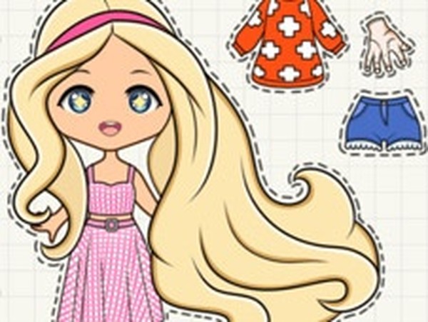 Barbie Paper Doll Dress Up Online Game