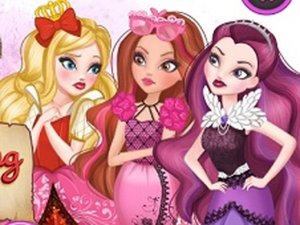 Ever After High Thronecoming Queen Dress Up Game