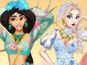 Floral Outfit For The Princess Dress Up Online Game