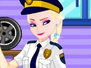 Elsa Police Agent Online Game