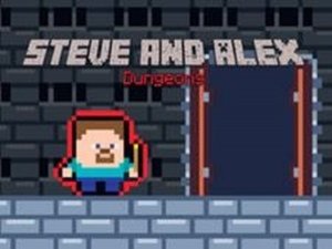 Steve and Alex Dungeons Online Co-op Adventure Game