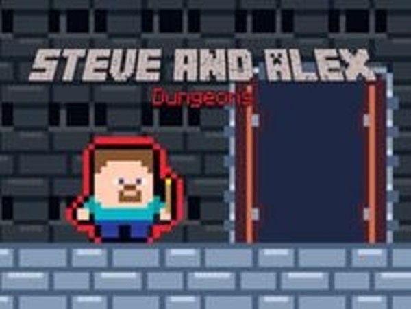 Steve and Alex Dungeons Online Co-op Adventure Game
