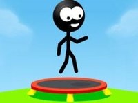 Trampoline Stickman Online Arcade Game