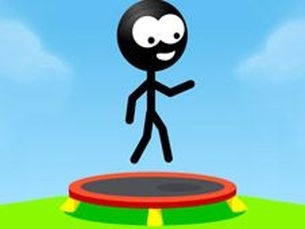Trampoline Stickman Online Game
