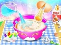 Little Princess Unicorn Cake Make Online Game - Kids Cooking Game