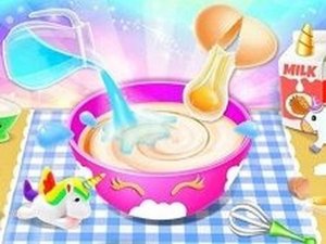 Little Princess Unicorn Cake Make Online Game