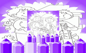 Festival of Lights Coloring Game