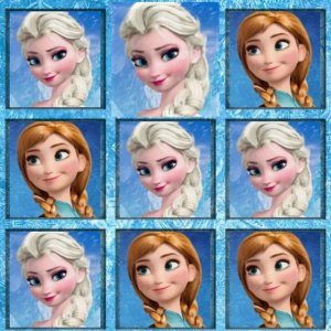 Frozen Tic Tac Toe Online Puzzle Game
