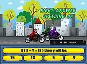 Speed Math Challenge: Racing Puzzle