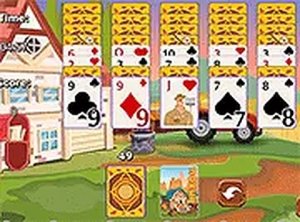 Pastoral Tripeaks Card Puzzle