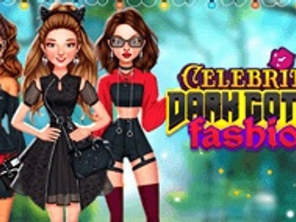 Celebrity Dark Gothic Fashion Dress Up Game